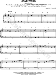 John williams 10 september 2020. Star Wars Main Theme From Star Wars Sheet Music Piano Solo In G Major Download Print Sku Mn0112605