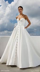 2020 popular 1 trends in weddings & events, women's clothing, mother & kids, novelty & special use with strapless satin ball gown and 1. Justin Alexander Fall 2018 Wedding Dresses World Of Bridal Wedding Dresses Satin Wedding Dress With Pockets Ivory Wedding Dress