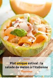 Salade De Melon A L Italienne Recette Salade Melon Recette Melon Recettes De Cuisine