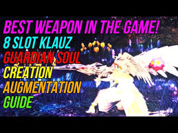 May 25th @ 20:30 jst. Pso2 Global End Game Craft And Augment An 8 Slot Klauz Weapon With Guardian Soul Method 1 Litetube