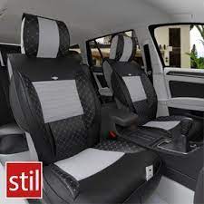 stil 120 siyah gri deri oto koltuk kilifi stil gri koltuklar