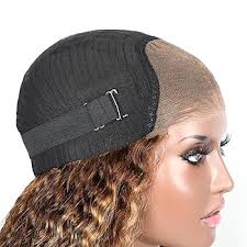 Amazon.com : ISEE Hair Highlight Blonde Wear and Go Glueless Deep Wave Wig  Human Hair Pre Plucked No Glue Pre cut HD Lace Front Wigs Human Hair  Natural Hairline for Women 180%