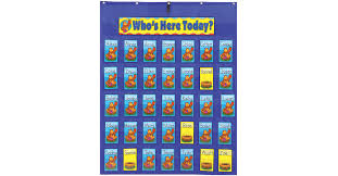 Attendance Multiuse Pocket Chart