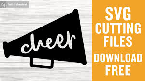 These files are great for all types of projects like signs, tshirts, pillows, & more. Megaphone Cheer Svg Free Cutting Files For Silhouette Cameo Free Download Youtube