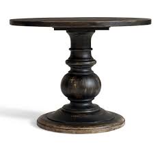 Dawson Round Wood Pedestal Table Pedestal Side Table Side Table Pedestal Table