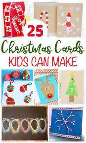 Christmas was always a special holiday, but maybe this can be a better one. 25 Diy Christmas Cards Crafts For Kids To Make Preschool School Age