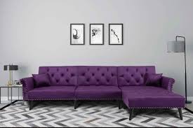 They can function either as standalone bedroom or living room furniture, or as a component of a larger sofa or sectional sofa. Purple L Style Sofa For Living Room Comfortable Home Furniture Sofa Bed Chaise Lounge Sofa Furniture Leather Bag