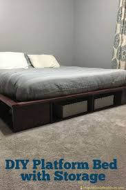 Extra storage is big, yes! Diy Platform Bed With Storage Inspiration Laboratories