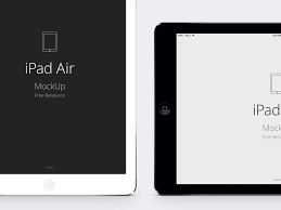 Ipad Air Psd Vector Mockup Ipad Mockup Mockup Template Free Ipad Mockup Psd