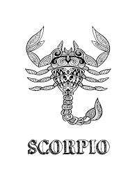 B is for box coloring page. Scorpio Coloring Book With Three Different Styles Of All Twelve Signs Of The Zodiac 36 Individual Coloring Pages 8 5 X 11 Zodiac Coloring Book Journals Blank Slate 9781726761666 Amazon Com Books