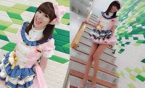 Female anime cosplay wig silver white dark red with ponytails. 50 Year Old Japanese Woman Stuns With Impressive High School Anime Cosplay Nestia