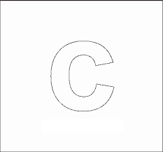 The second pack contains lowercase black letters. Alphabet Stencils All Kids Network