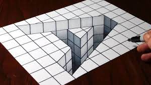 Optical illusions are well, illusions. How To Draw An A Hole 3d Trick Art Optical Illusion Youtube