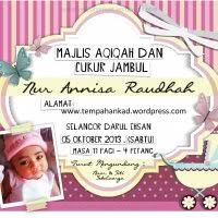 Majlis doa selamat nora danish nedim 15 gambar baca lagi gosip. Download Design Kad Jemputan Majlis Cukur Jambul Kesyukuran