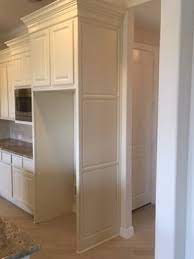 Raised Panel Finished End Floor To Ceiling Cabinet Kitchen Cabinet Styles Tall Kitchen Cabinets Floor To Ceiling Cabinets