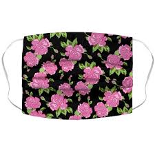 Hit the beach or pool in style with our swimwear and beachwear for women. Black And Pink Floral Pattern Accordion Face Mask Lookhuman