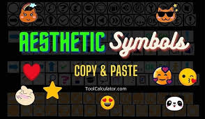 Symbols to copy and paste is one of the best online cool free symbols, emojis, kaomoji, text faces and lenny faces copy paste websites. Aesthetic Symbols Copy Paste