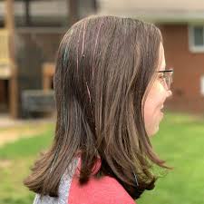 All you need is a good. Fairy Hair How To Put Hair Tinsel In At Home Chaotically Yours
