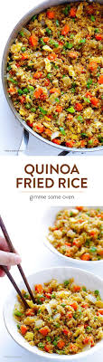 Quinoa Fried Rice Gimme Some Oven Recipe Healthy Cooking Vegetarian Recipes Recipes