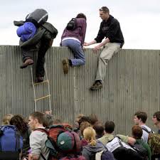 The price of tickets for 2021 have yet to be announced. Glastonbury Fence Jumpers It Was Girls Underneath Boys Over The Top Bbc News