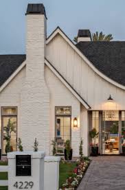 Creating an exterior paint scheme. 53 White Modern Farmhouse Exterior House Design Ideas