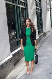 Trendy How To Wear Green Shoes Heels Work Outfits Ideas Trendy Work Outfit Heels Work Outfit Green Work Dresses