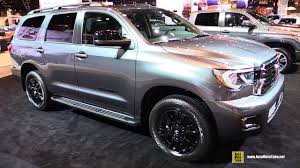 The toyota sequoia comes in five trims: 2018 Toyota Sequoia Trd Sport Exterior Walkaround 2017 Chicago Auto Show Youtube