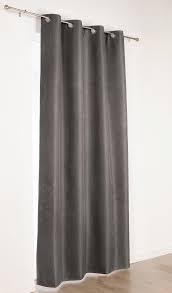 Décoration de maison disponibles chez leroy merlin côte d'ivoire: Rideau Occultant Calypso Anthracite L 140 X H 240 Cm Leroy Merlin