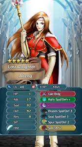Snatched from one noble house and pulled into another, has to confront heartbreaking truths and ask questions without answers in the middle of a. Altena Hero Concept Fireemblemheroes