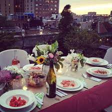 See our top 5 tips for choosing a private chef. A Rooftop Dinner Party Fourteen Forty Custom Wedding Invitations