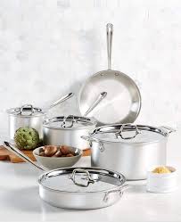All Clad Master Chef 9 Pc Cookware Set Created For Macy S Reviews Cookware Sets Macy S Cookware Set All Clad Cookware Sets