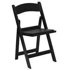 Garden Folding Chair Black Rentastic Party Event Rental
