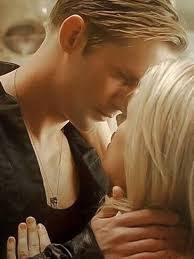 Eric northman and Sookie Stackhouse. True Blood Kiss