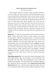 Pengeluaran apbn yang cukup menyedot salah satunya adalah pengadaan vaksin. Pdf Testing Inspecting And Certification Tic