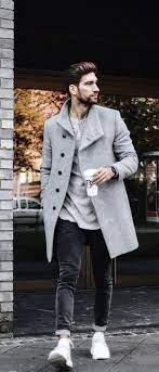 42 Sophisticated Semi Formal Outfit Ideas For Men With White Sneakers Gliteratious Com Mens Winter Fashion Big Men Fashion Mens Outfits