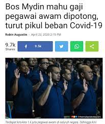 Bayangkan sekiranya 1.6 juta penjawat awam menyumbang purata rm10 seorang pada setiap bulan untuk sumbangan wakaf, sudah tentu sekitar rm192 salurkan info secara jelas mengenai peranan dan kepentingan berwakaf agar penjawat awam lebih jelas mengenai potongan gaji yang mereka. Bila Bos Mydin Cadang Potongan Gaji Penjawat Awam Ben Ashaari