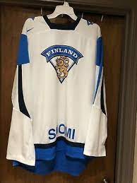 Vintage Nike Suomi Finland Ice Hockey Jersey Shirt World Cup 2004 Mens L Ebay Ice Hockey Jersey Hockey Jersey Vintage Nike