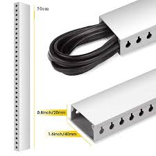 Cable channel for wall mounted tv. 4pcs J Channel Cable Raceway 4pcs Desk Wire Manager Cable Trunking Tv Cable Routing Slot Wall Mounted Cable Organizer Electrical Diy Tools Wmrafricanpartnersltdgte Com Ng