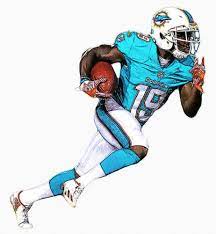 Jakeem Grant Dolphins Kr Football Illustration Sports Art Nfl Football