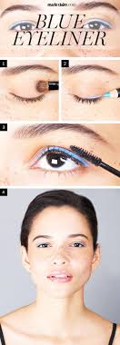 Anda bisa menggunakan produk dari. How To Wear Light Blue Eyeliner Step By Step Blue Winged Eyeliner