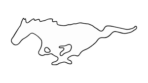 This will help to get the legs and body in the right place. 10 Mustang Horse Drawings Mustang Drawing Horse Drawings Mustang Horse
