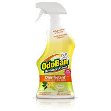 Not only did it have a nice smell but it was long lasting and hid the odor from my animals . Odoban 32 Oz Citrus Disinfectant Spray Odor Eliminator Sanitizer Fabric Freshener Mold Control Multi Purpose Cleaner 910601 Q The Home Depot