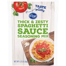If you've ever asked the question, what are the best pasta sauce brands available? before then you have definitely come to the right place! Kroger Thick Zesty Spaghetti Sauce Seasoning Mix 1 37 Oz Kroger