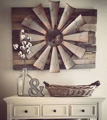 Over Sized Windmill And Barn Wood Wall Clock Rustic Wall Decor Decor Country Farmhouse Decor