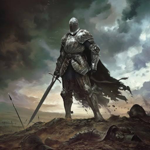 The armored guardians of the flying galleon, do AI tạo
