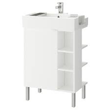 Lillangen Bathroom Vanity 1 Door 2 End Units White Ensen Faucet Ikea Sink Cabinet Small Bathroom Ikea
