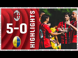 Diary,journal lined book with 110 blank pages and 6x9 inches,matte finish cover / birthday gift for football lovers and fans of ac milan. Highlights Ac Milan 5 0 Modena Pre Season 2021 22 Youtube