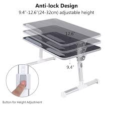 Maybe you would like to learn more about one of these? Foldable Lap Tablet Table For Sofa Couch Floor Large Size Nearpow Laptop Bed Tray Table Adjustable Laptop Bed Stand Portable Standing Table With Foldable Legs Larger Size Laptop Netbook Computer Accessories