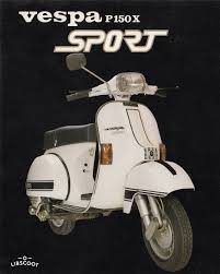 Vespa P150x Sport 1983 1984 Vespa Mobil Gambar