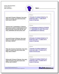 word problems division with remainders word problems